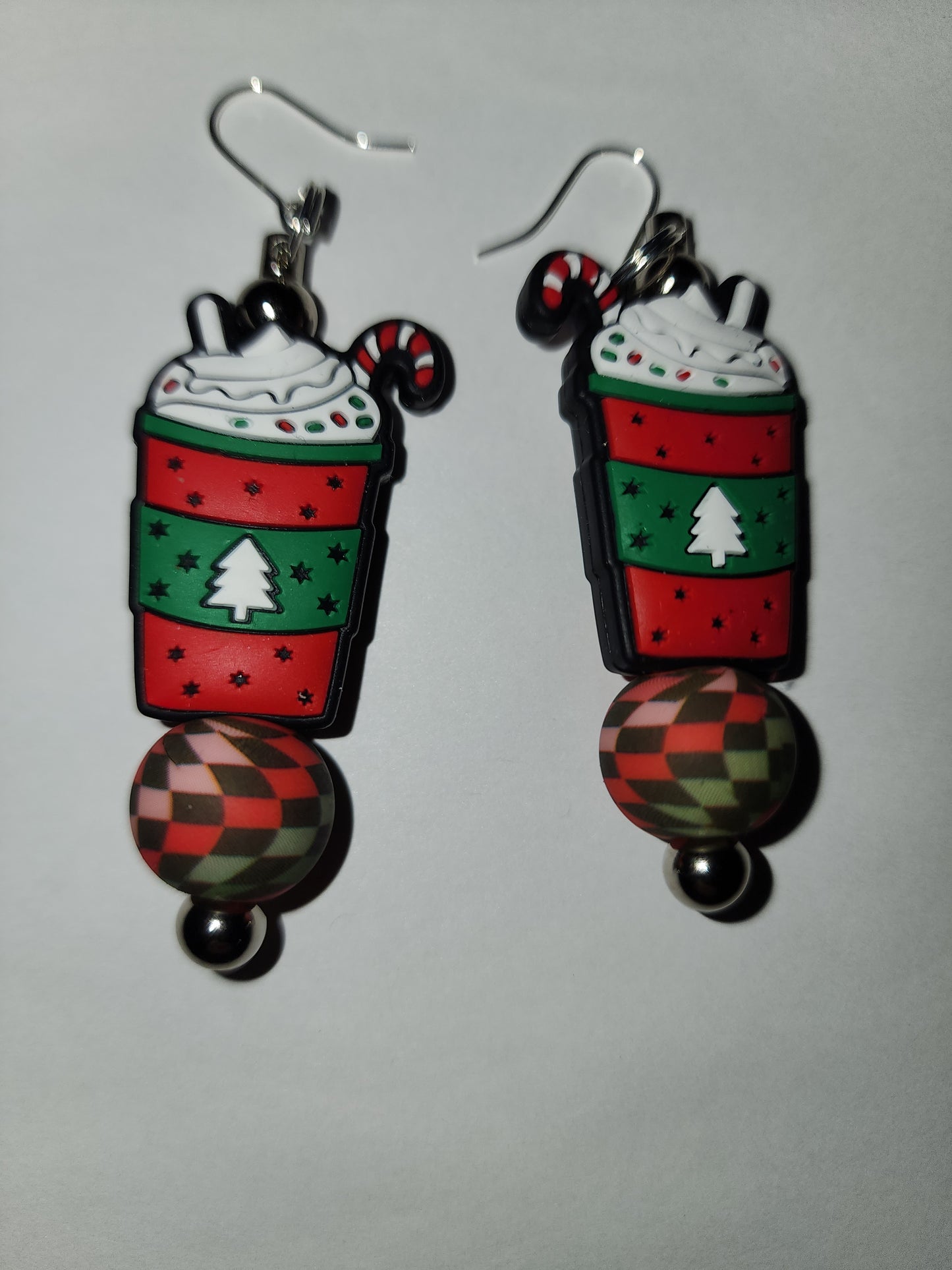 Christmas Earrings with focal
